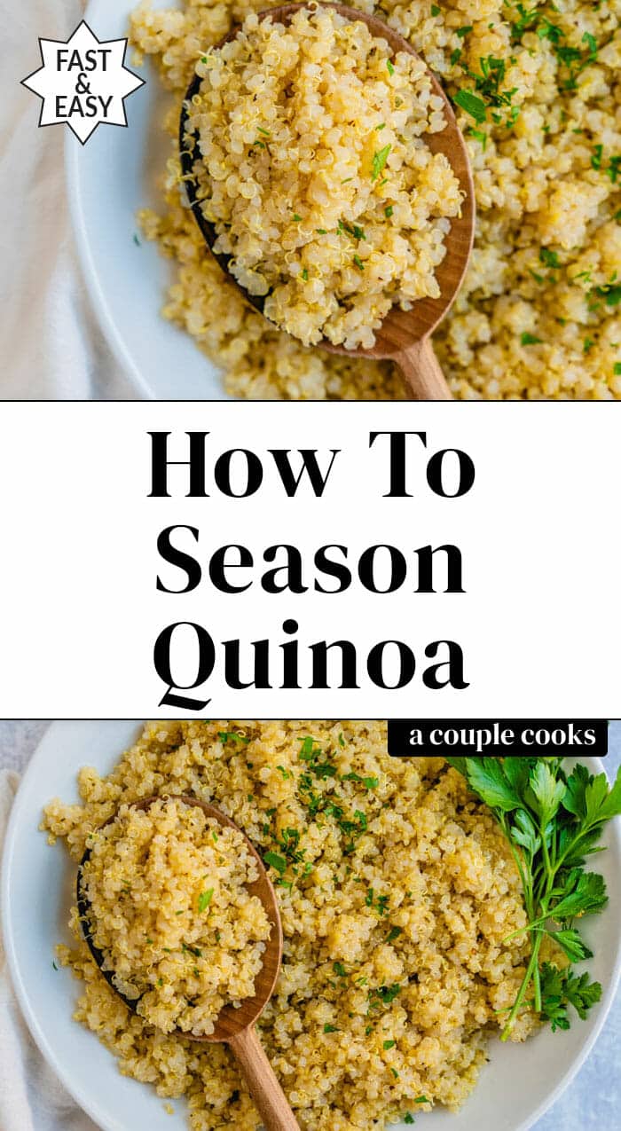 How to Season Quinoa A Couple Cooks