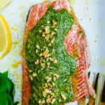 Pesto salmon