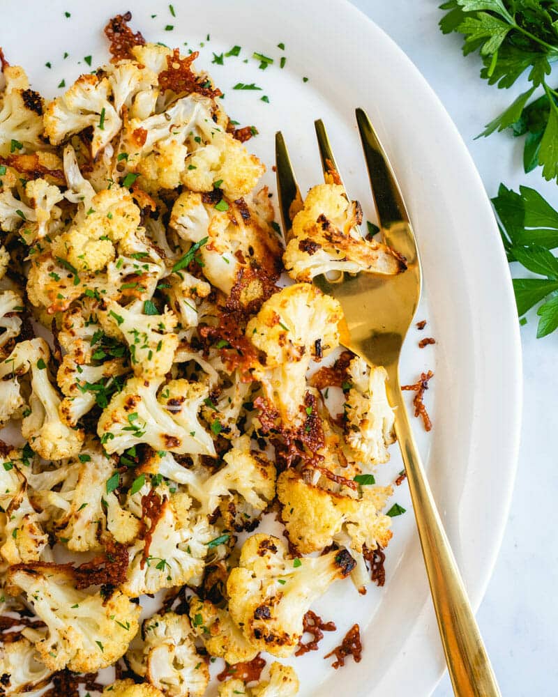 Parmesan roasted cauliflower