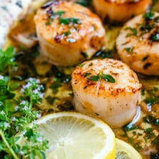30 Romantic Dinner Ideas: Scallops with Lemon Herb Sauce &amp; More!-image