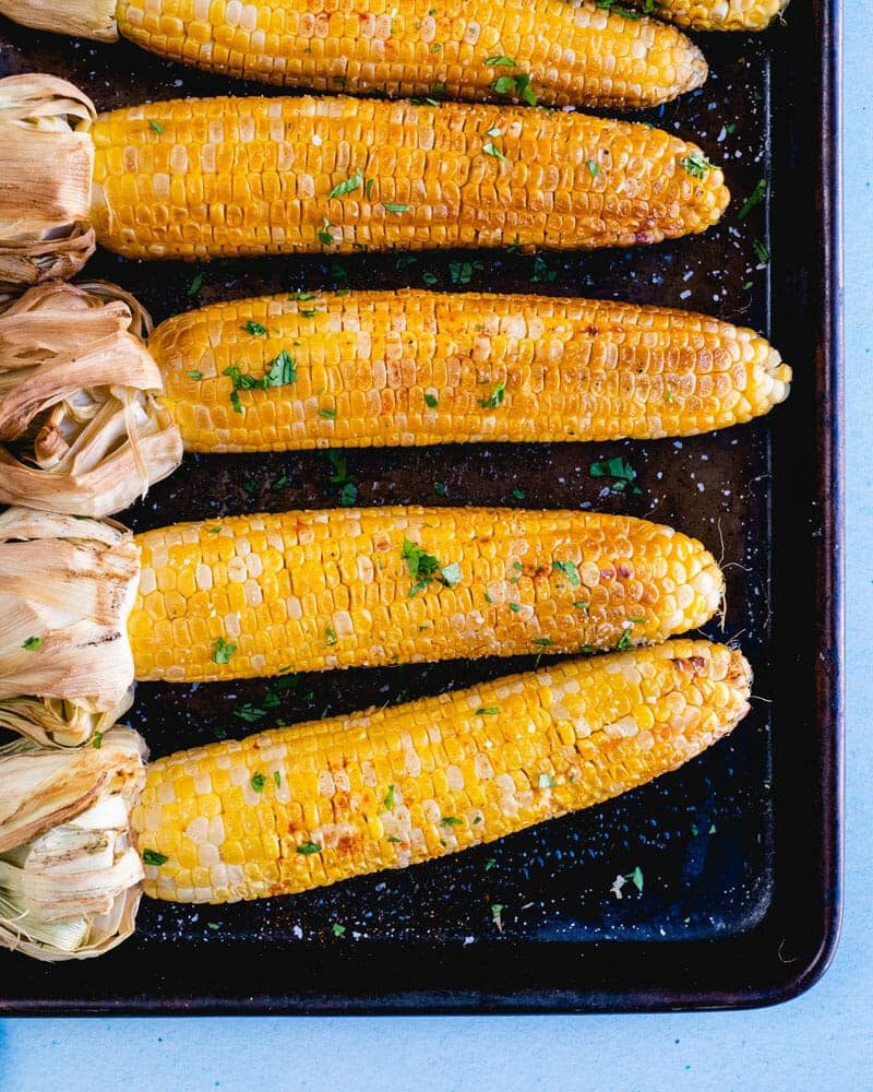 Smoked corn on the cob