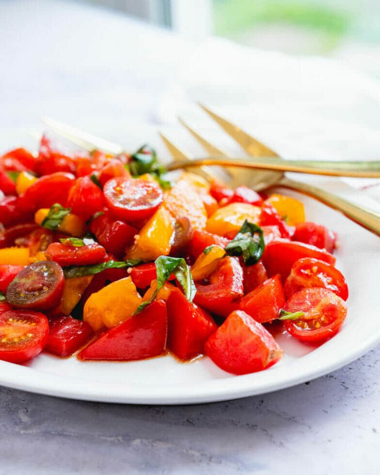 Tomato Basil Salad A Couple Cooks