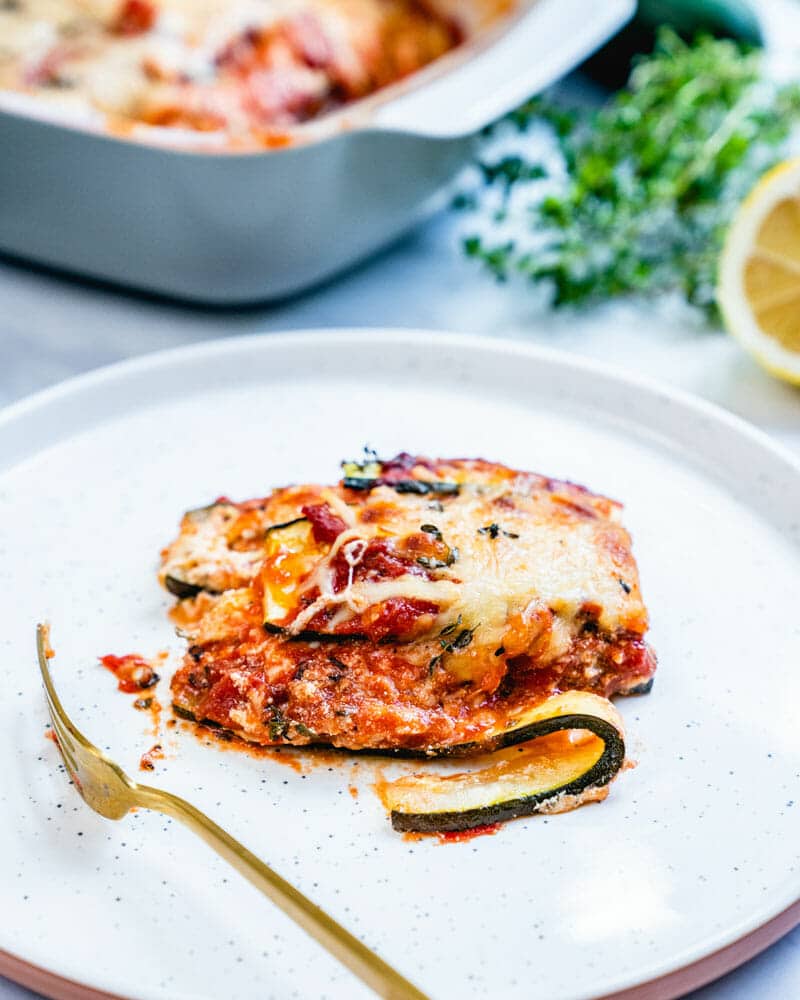 Zucchini lasagna