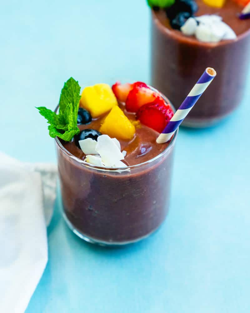 3-Ingredient Acai Smoothie - I Heart Naptime