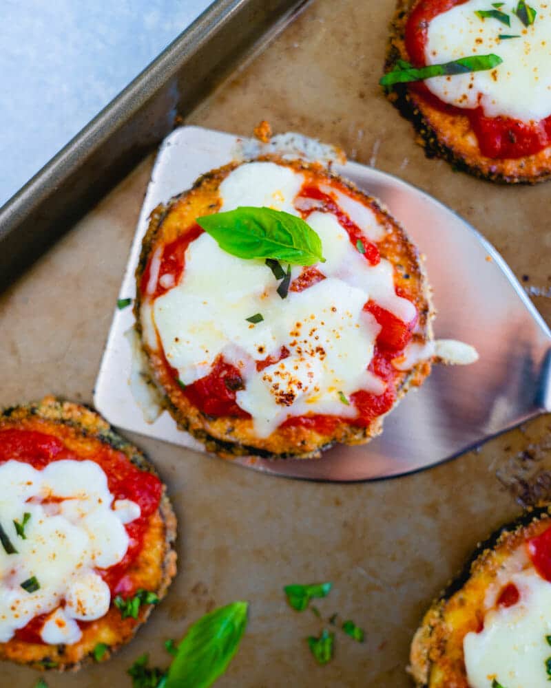 Baked eggplant Parmesan