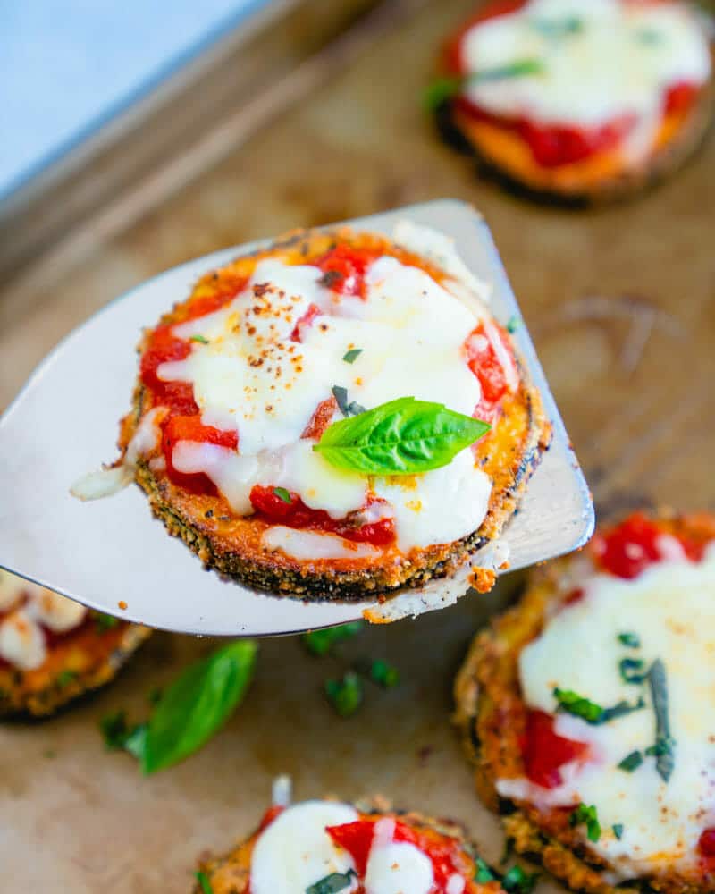 Baked eggplant Parmesan