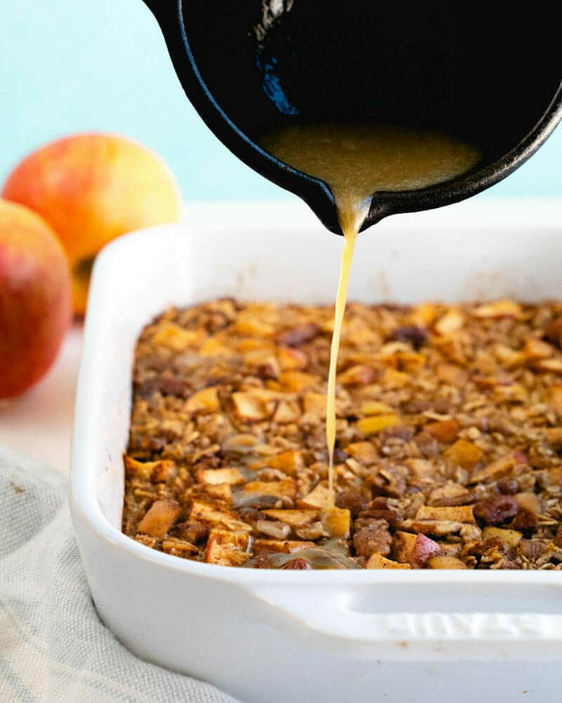 Baked apple oatmeal