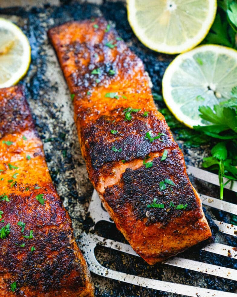 Cajun Salmon (Fast & Easy!) A Couple Cooks