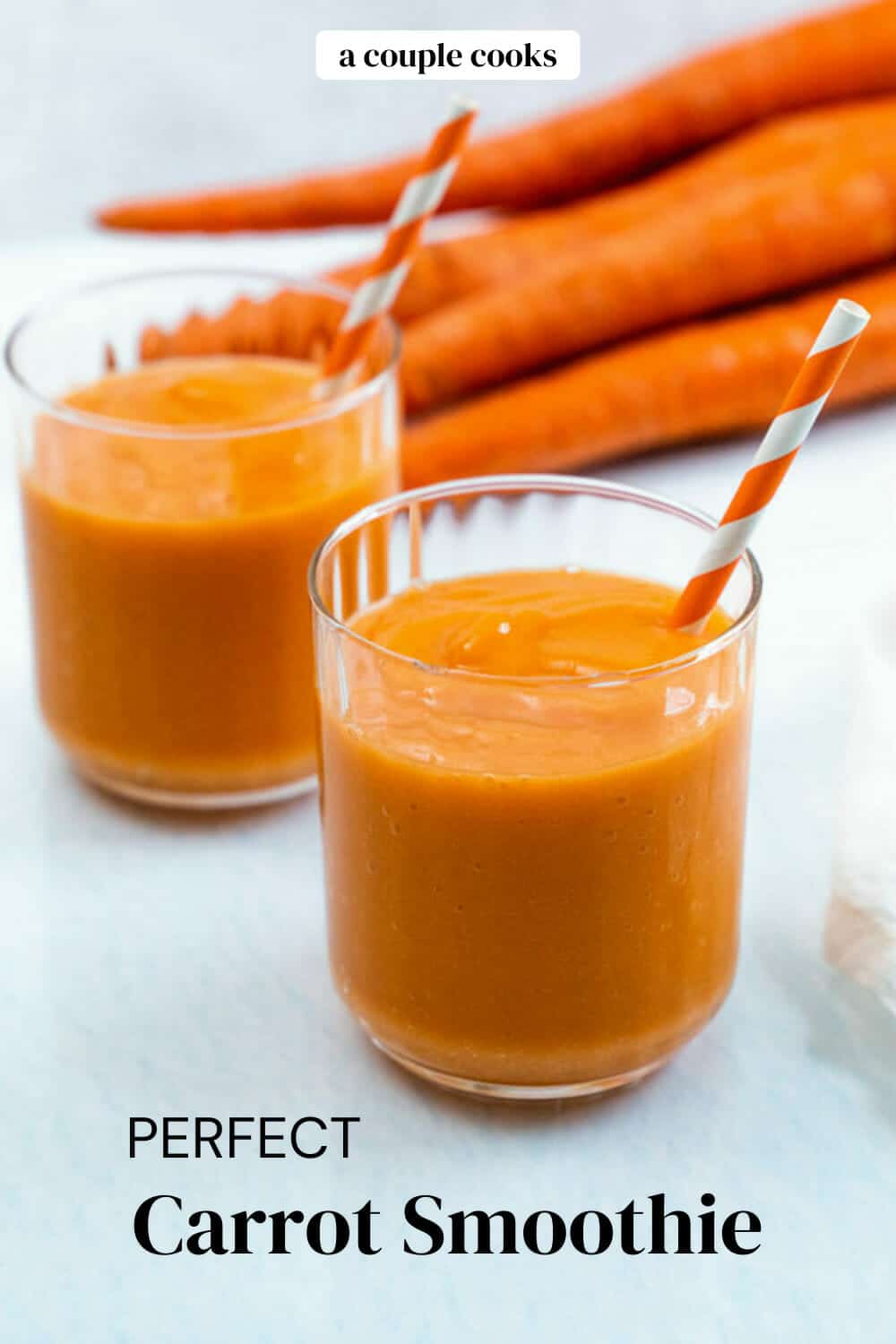 Perfect Carrot Smoothie A Couple Cooks