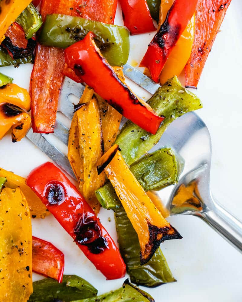 Roasted peppers