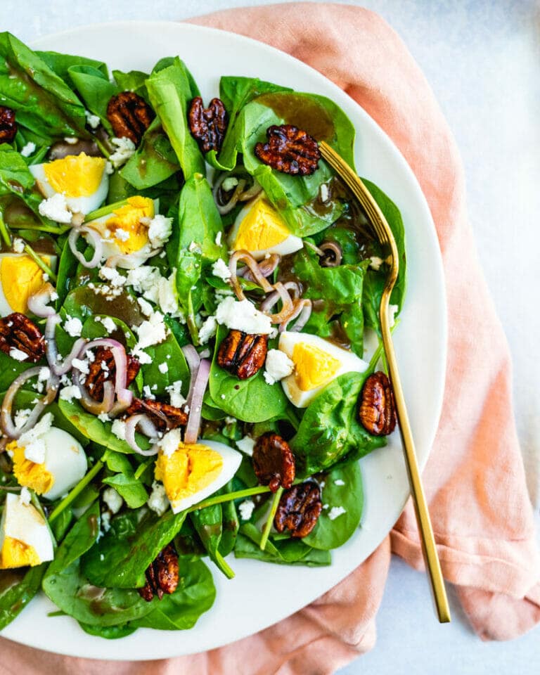 Perfect Spinach Salad (No, Really) A Couple Cooks