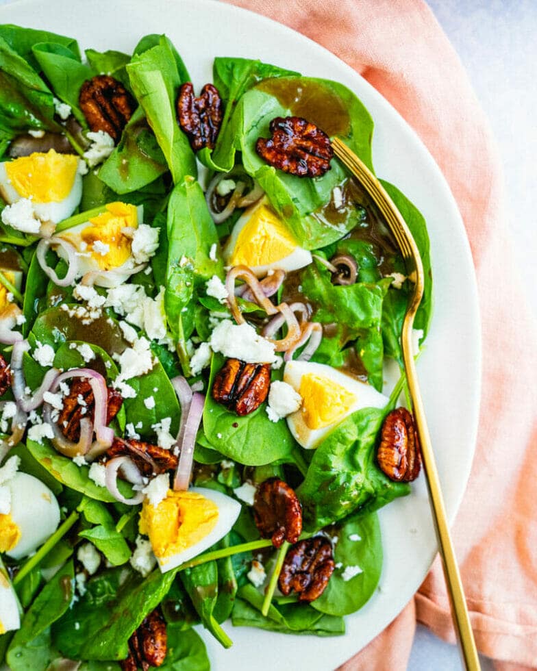 Perfect Spinach Salad (No, Really) – A Couple Cooks