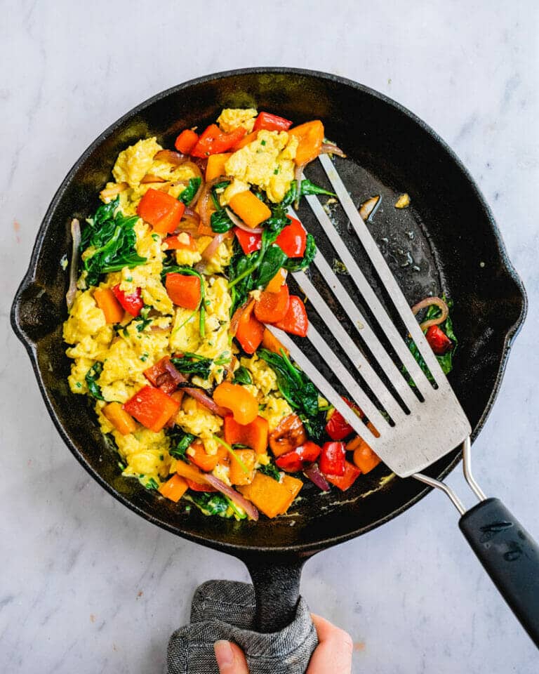 Breakfast Vegetable Scramble A Couple Cooks