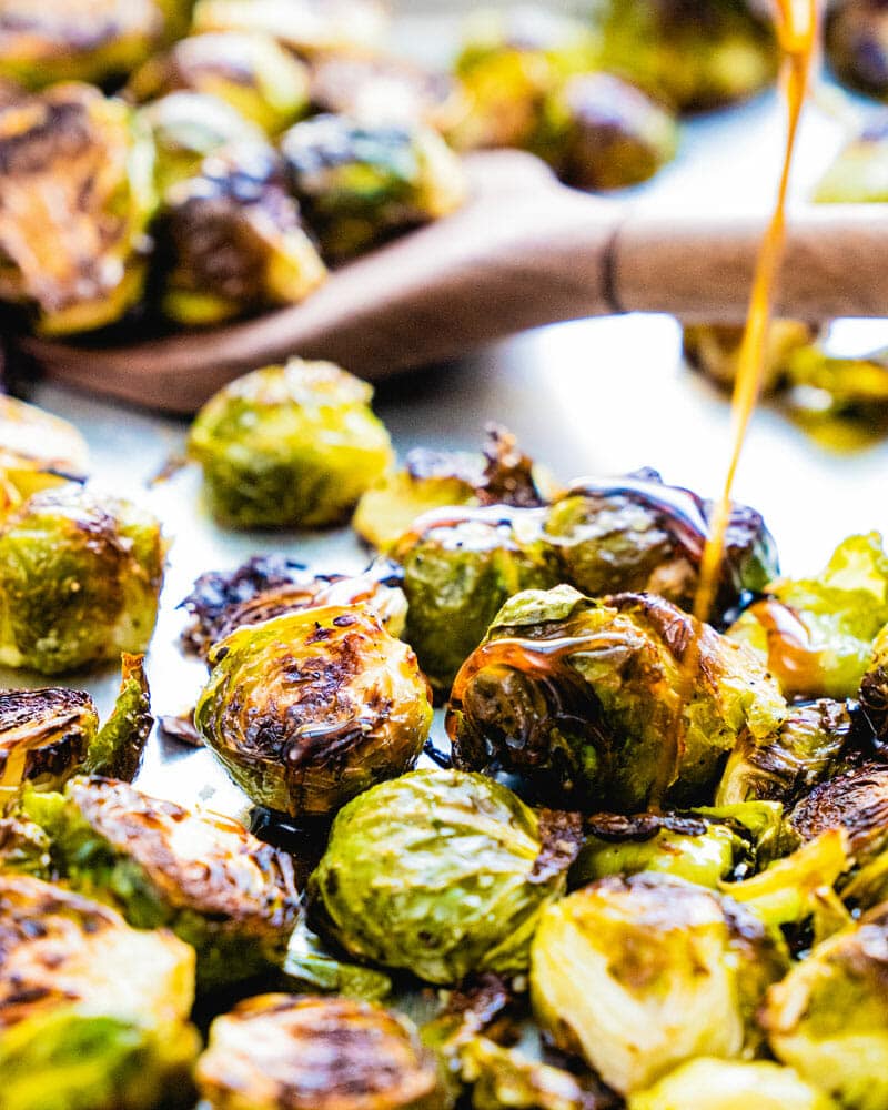 Brussels sprouts with maple glaze