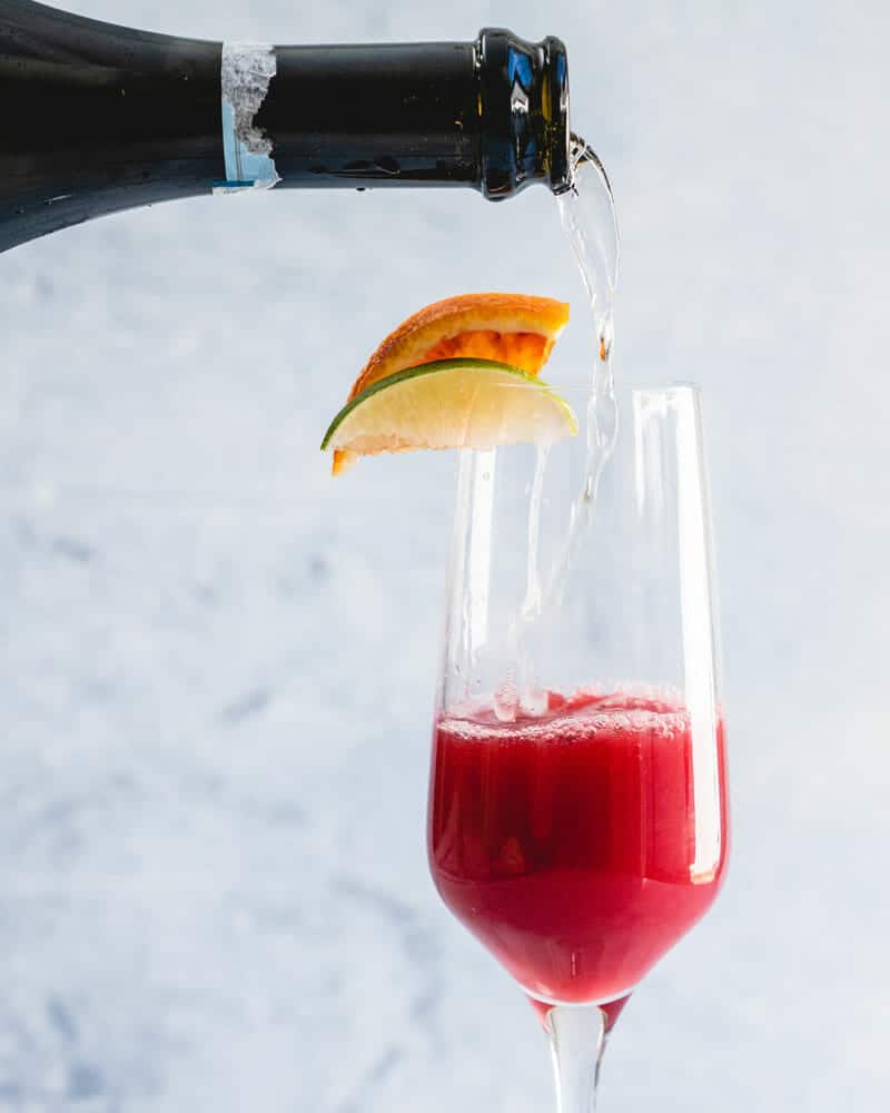 Cranberry mimosa