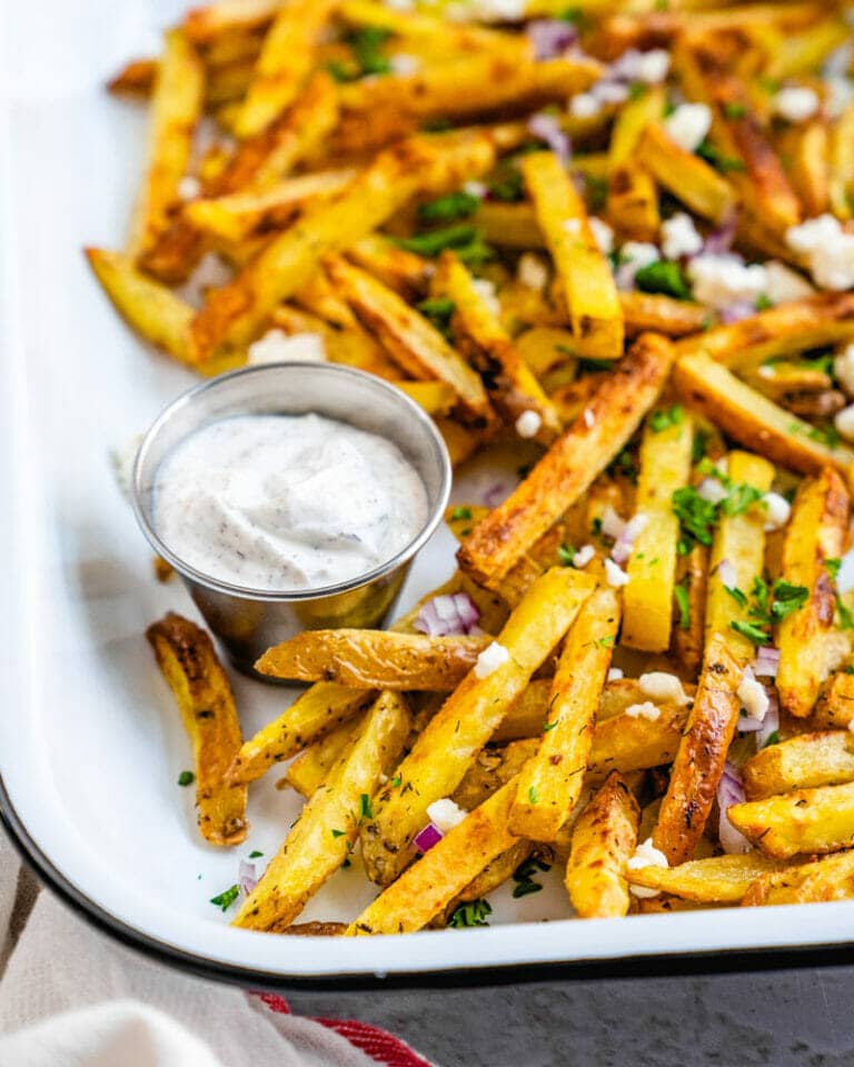 Greek Fries A Couple Cooks