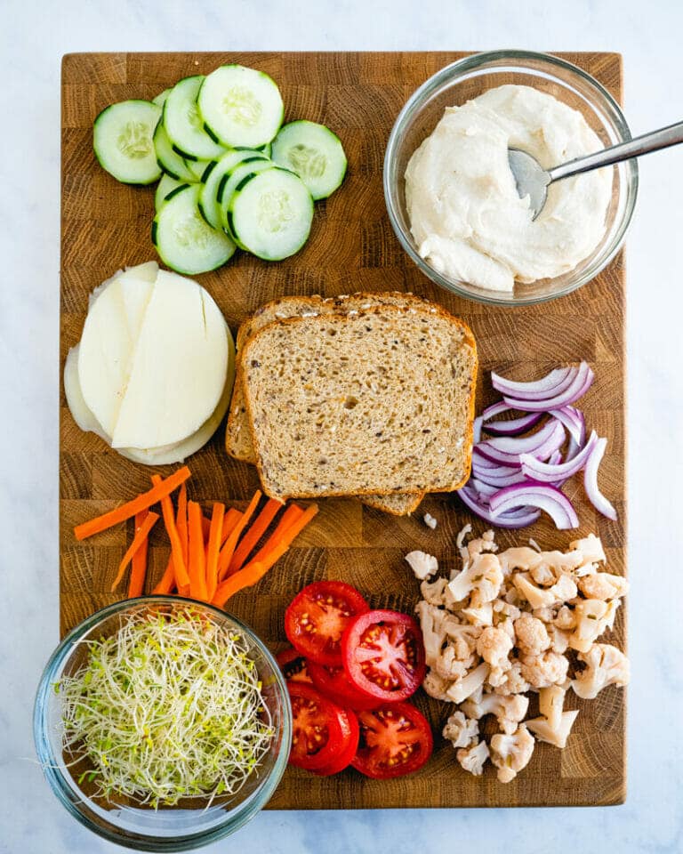 Ultimate Hummus Sandwich (Fast & Easy!) A Couple Cooks