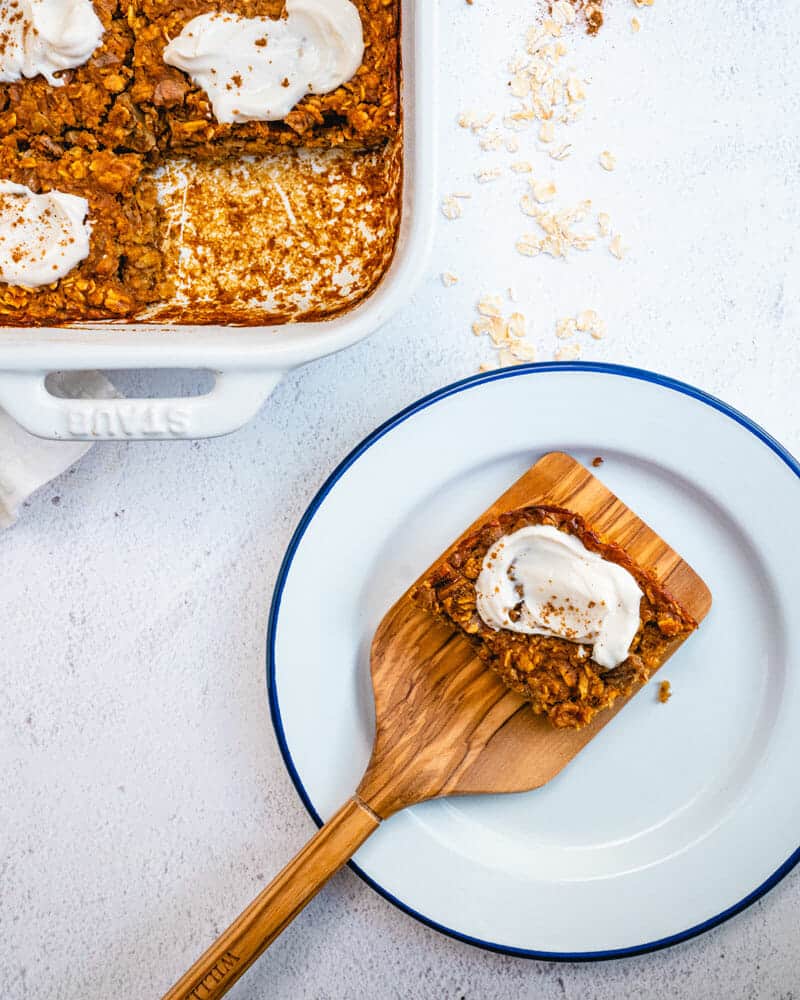 Pumpkin baked oatmeal