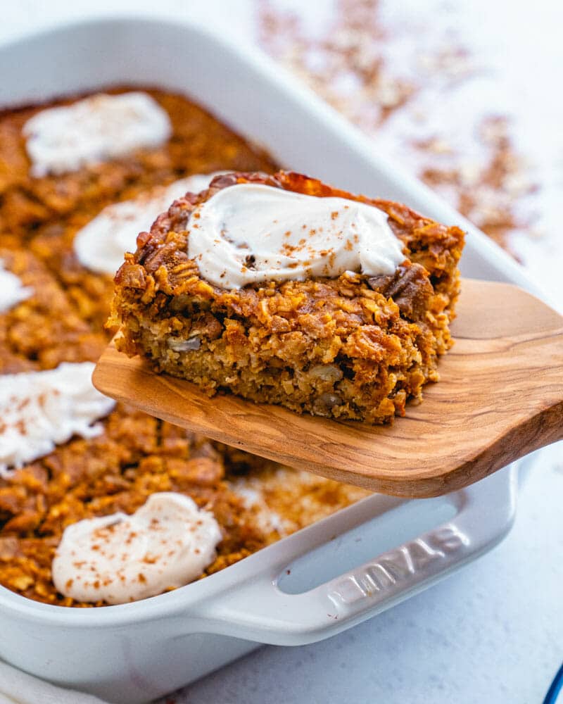 Pumpkin baked oatmeal