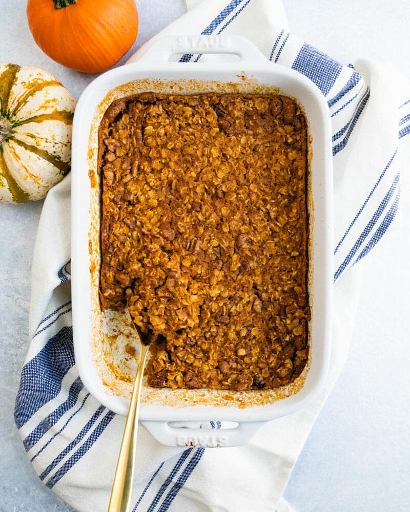 Pumpkin baked oatmeal