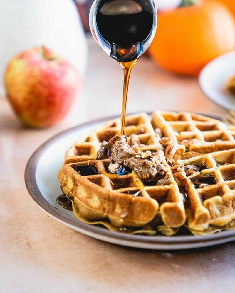 Pumpkin waffles