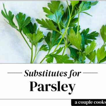 Parsley substitute