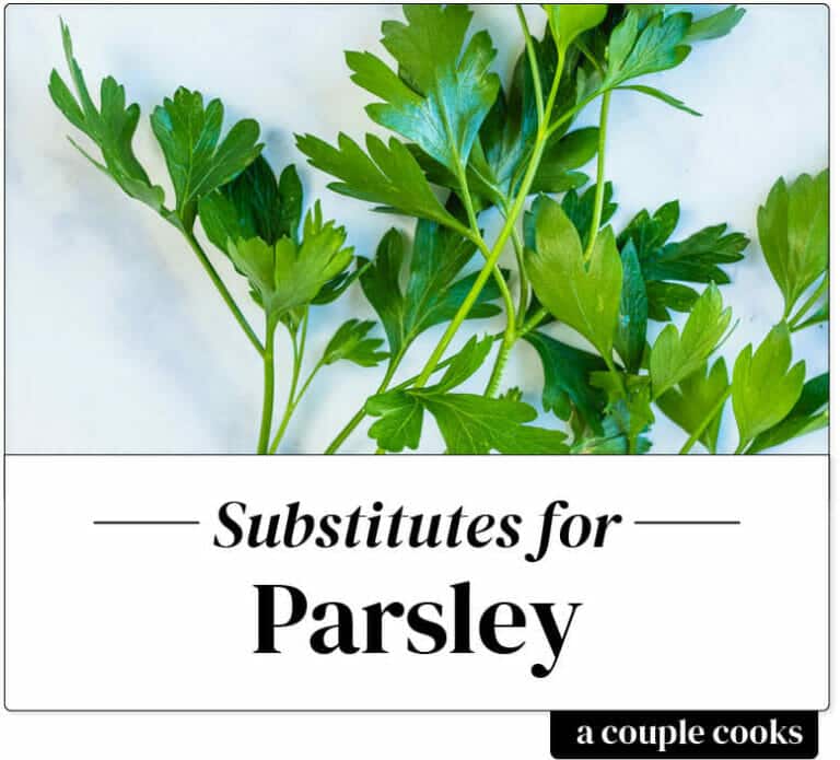 Best Parsley Substitute A Couple Cooks