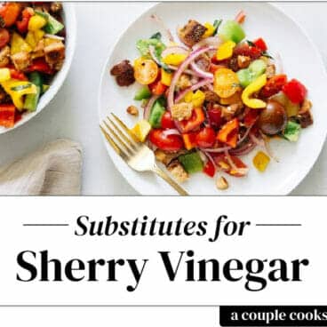 Sherry vinegar substitute