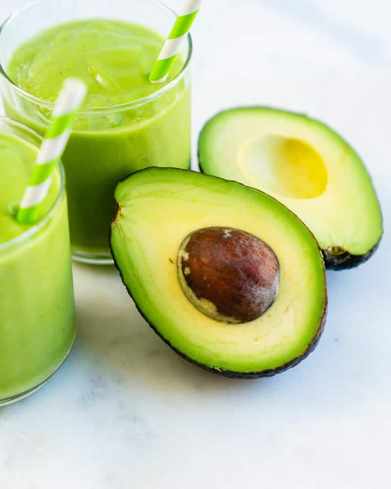 Avocado banana smoothie