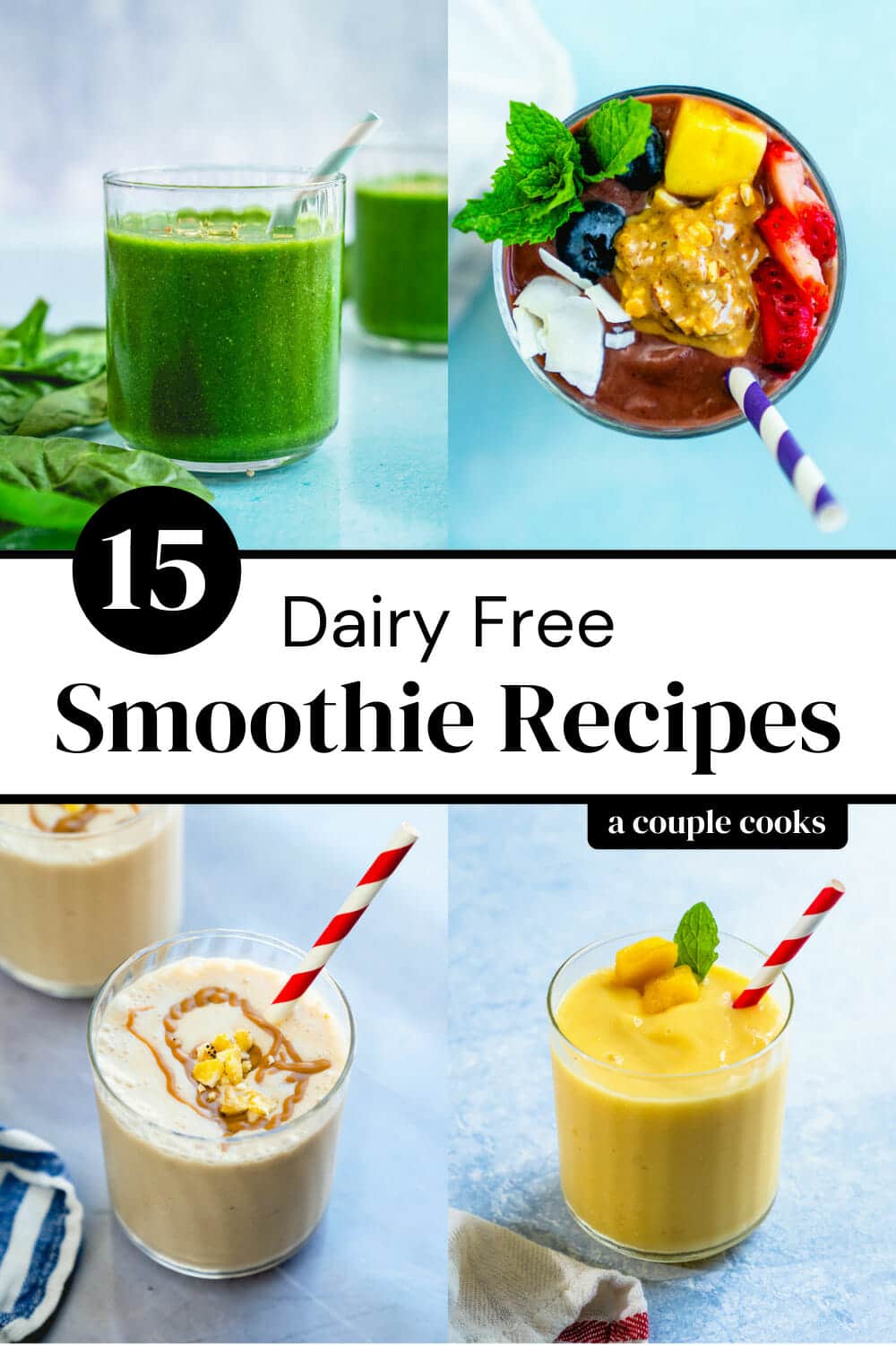15 Dairy Free Smoothies to Try A Couple Cooks