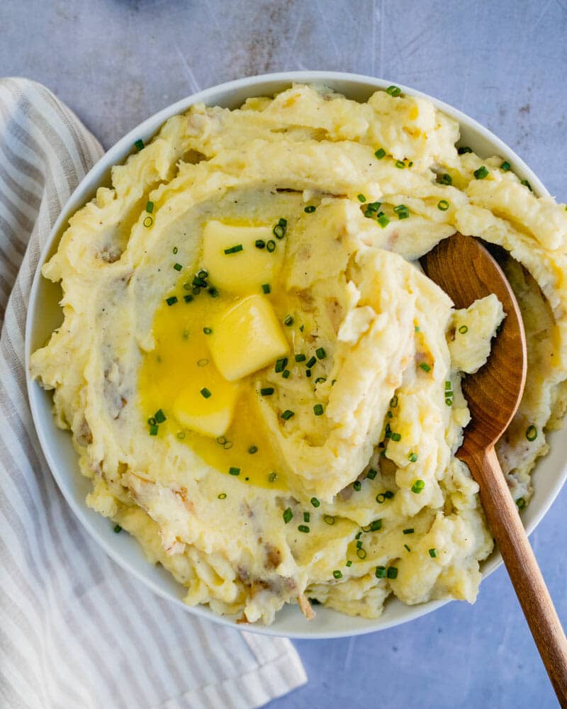 Garlic mashed potatoes