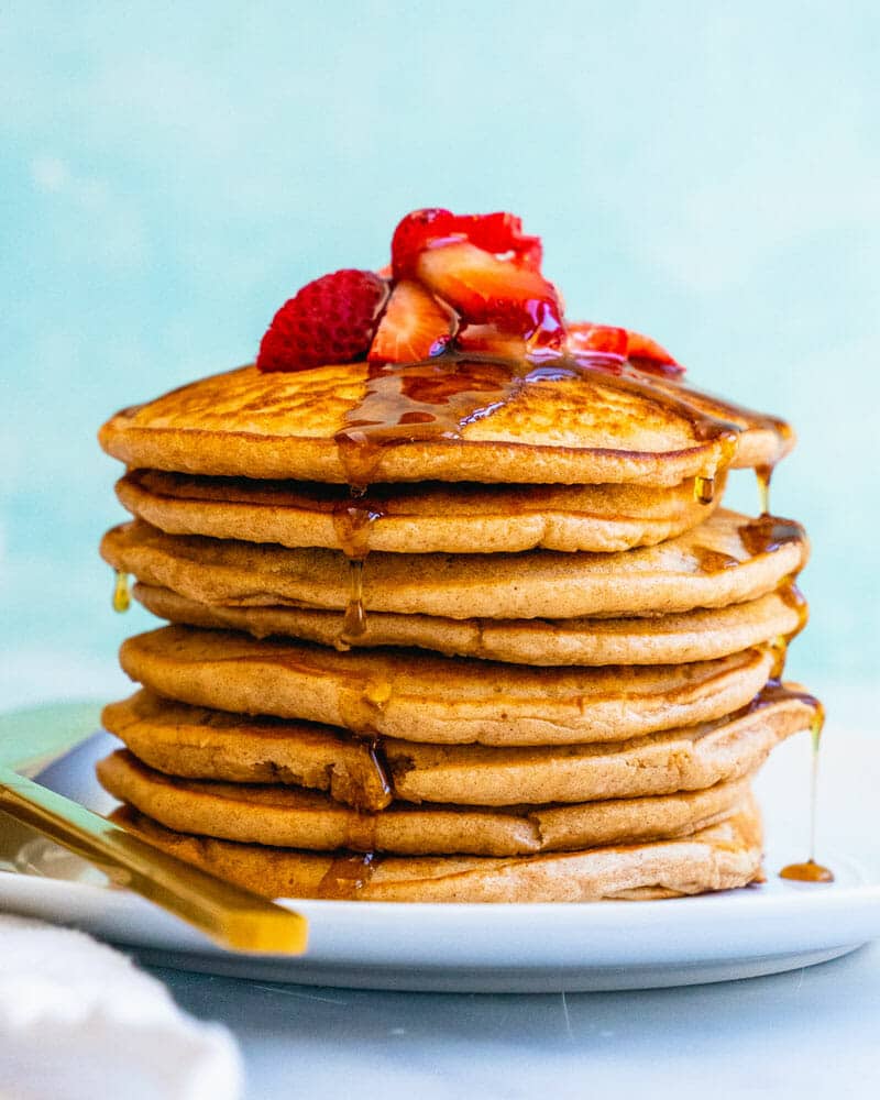 Pancakes Without Eggs (Easy Substitute!)