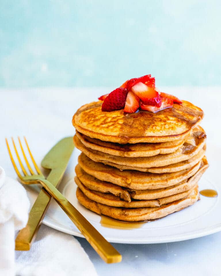 Pancakes Without Eggs (Easy Substitute!) – A Couple Cooks