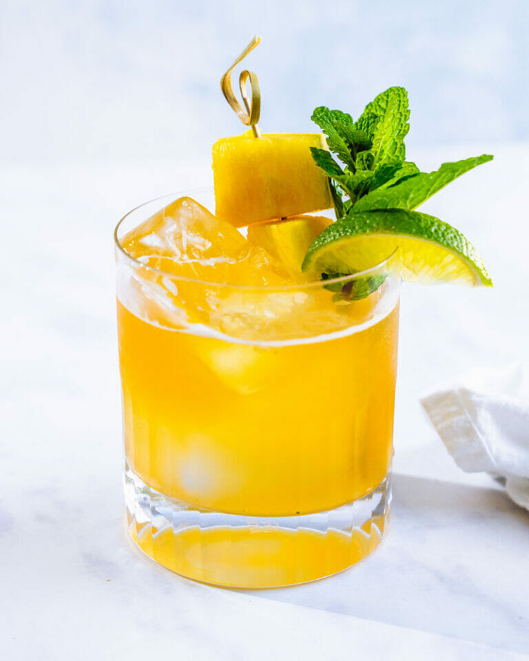 Pineapple Rum Cocktail – A Couple Cooks