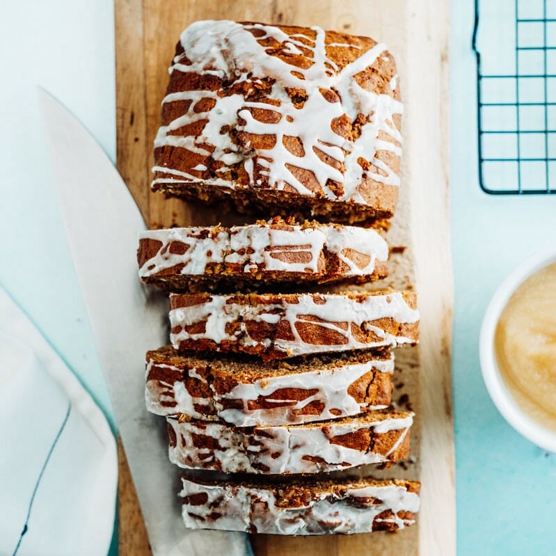 image of Spiced Applesauce Bread recipe by A Couple Cooks