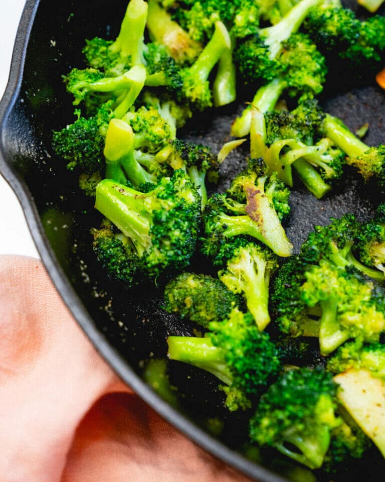 Easy Pan Fried Broccoli A Couple Cooks