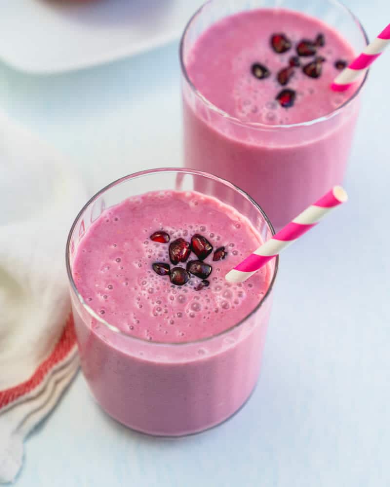 Pomegranate smoothie