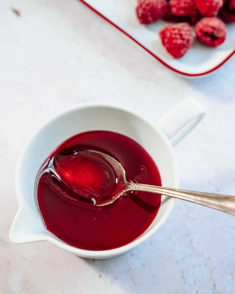 Raspberry syrup