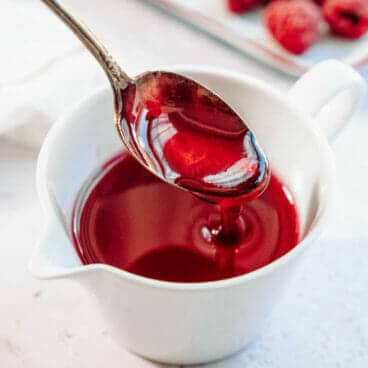 Raspberry syrup