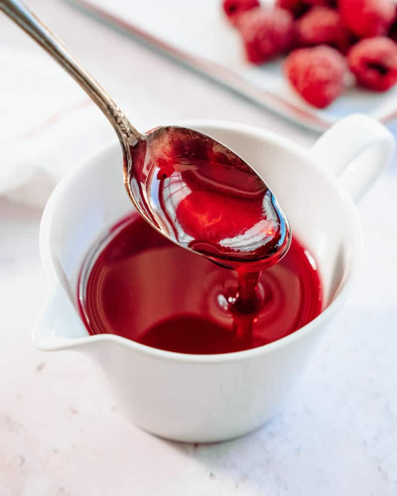 Raspberry syrup