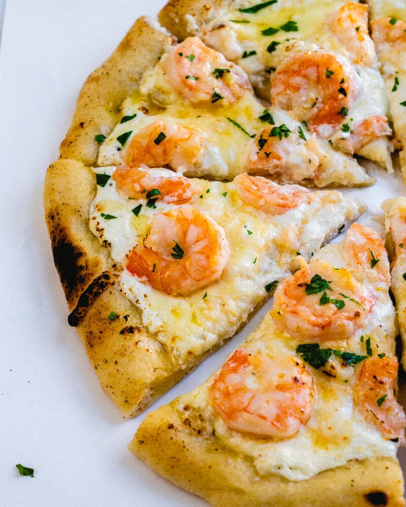 Shrimp pizza