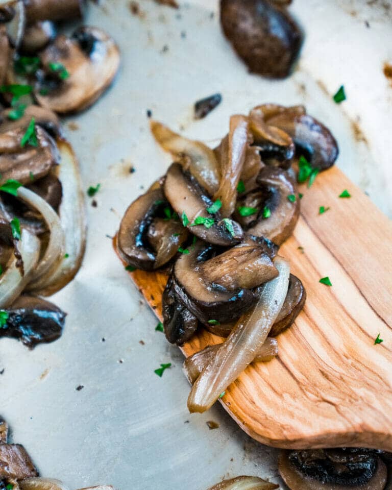 Easy Sauteed Mushrooms and Onions – A Couple Cooks