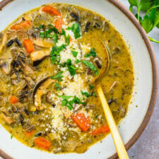Wild Rice Mushroom Soup-image