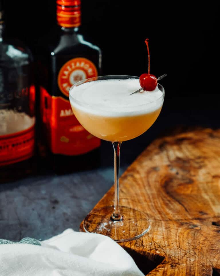Whiskey Sour with Egg White A Couple Cooks