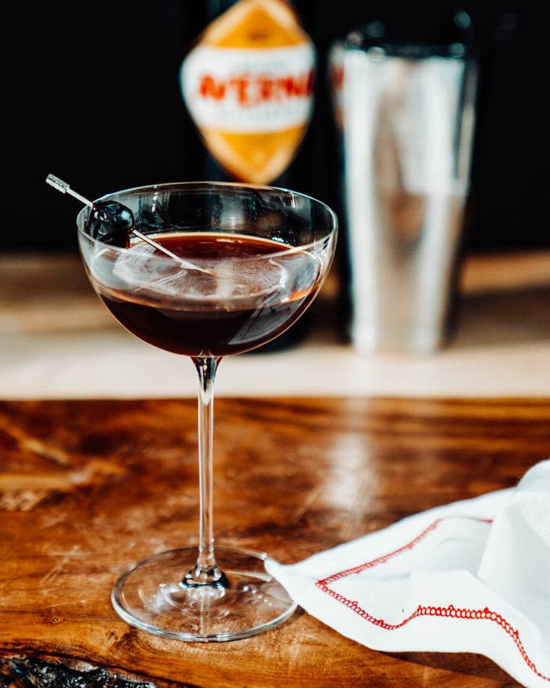 Black Manhattan recipe