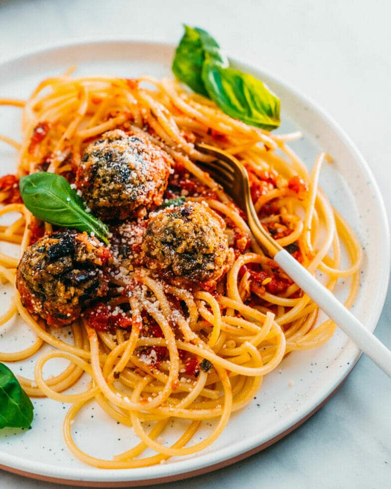 BestEver Eggplant Meatballs A Couple Cooks