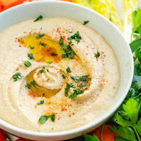 Hummus Without Tahini (Easy Recipe!) – A Couple Cooks