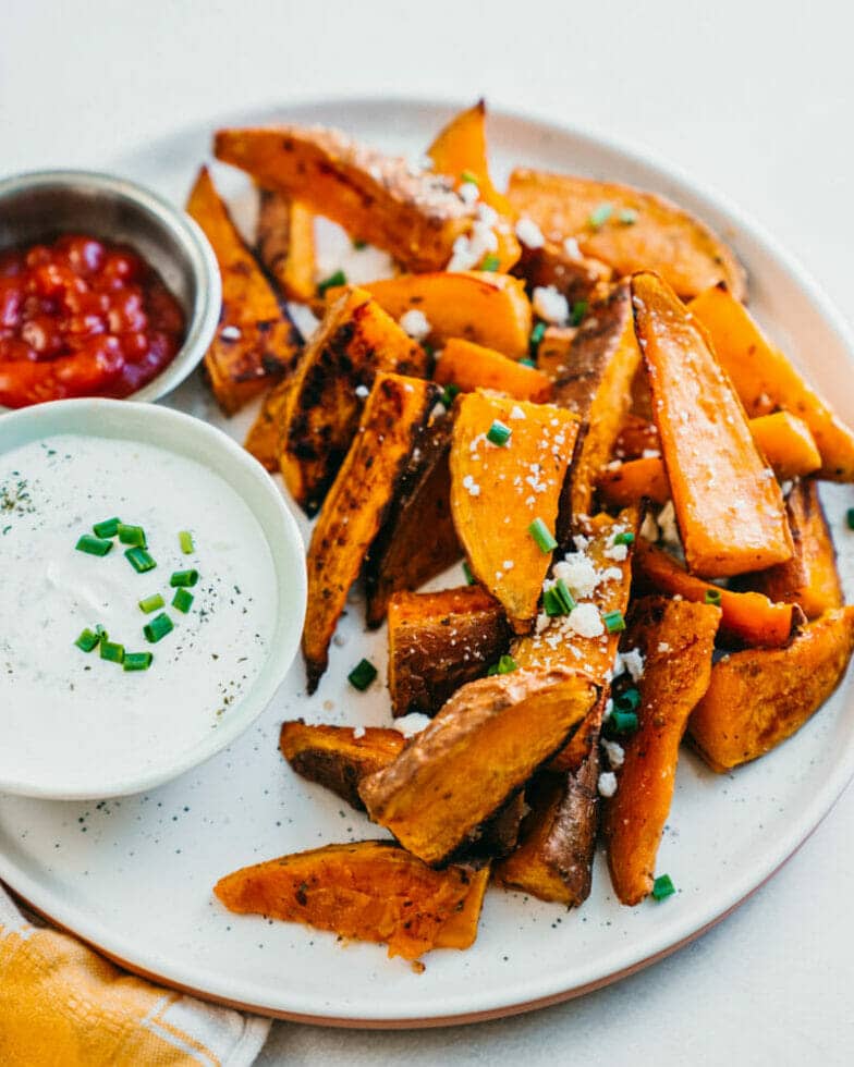 Sweet Potato Wedges (Perfectly Roasted!) A Couple Cooks
