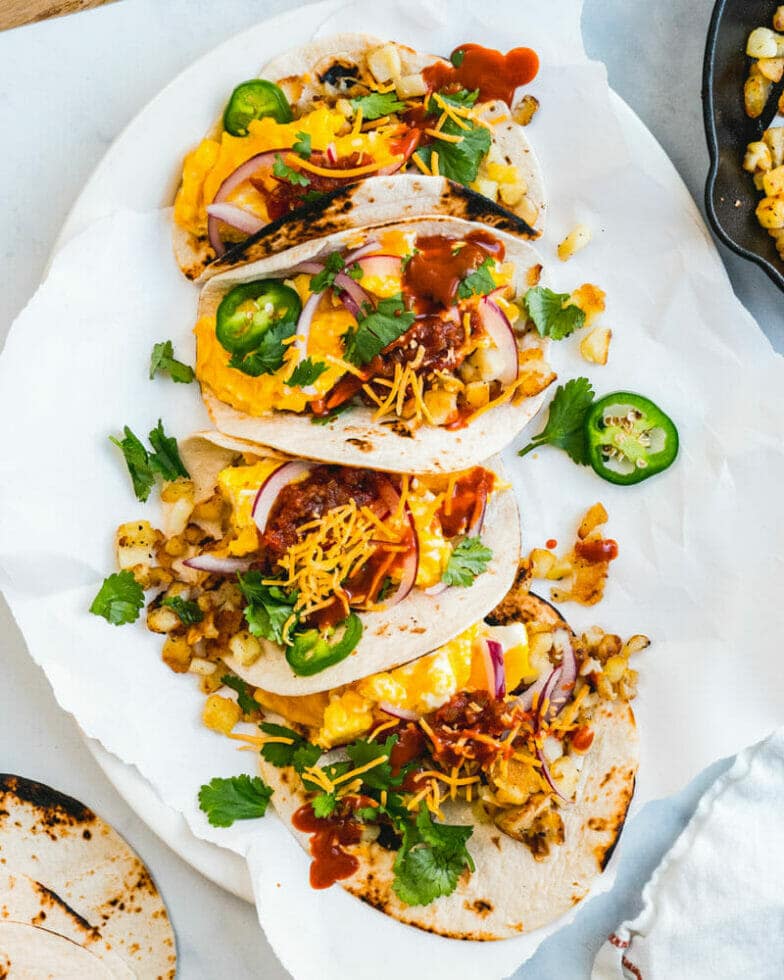 Epic Breakfast Tacos A Couple Cooks
