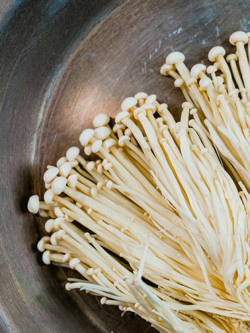 Enoki Mushroom, How To Prepare And Cook (金针菇) - Red House Spice